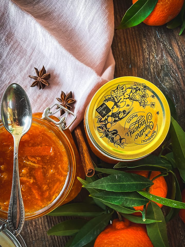 A jar full of Festive Clementine Marmalade