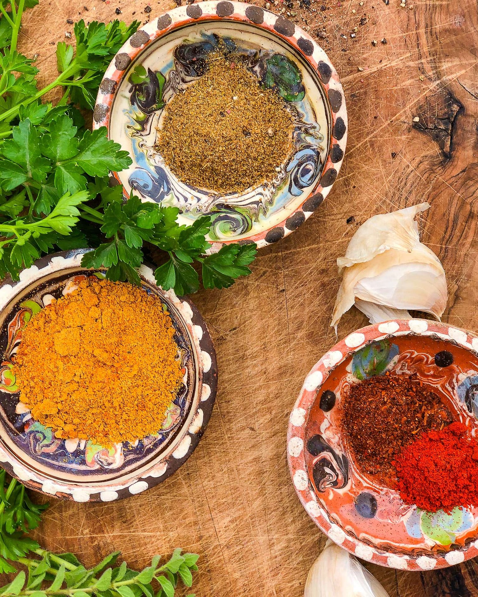 Mace or nutmeg, cumin, sweet and smoked paprika, parsely and oregano are all included in Lasagne alle Verdure