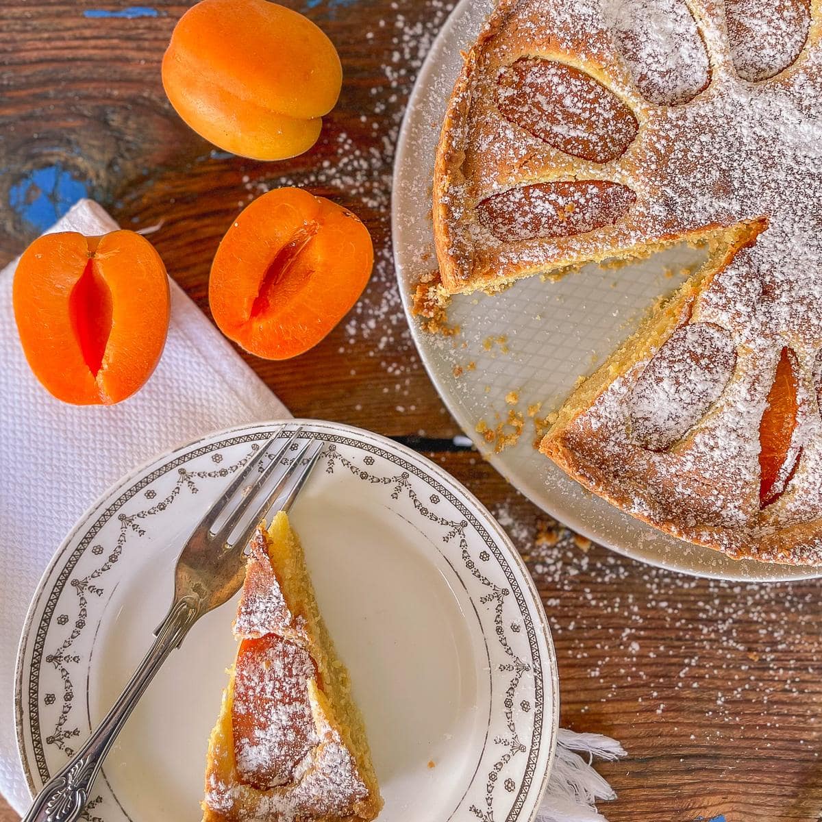 Apricot Frangipane Tart - The Wild Epicurean