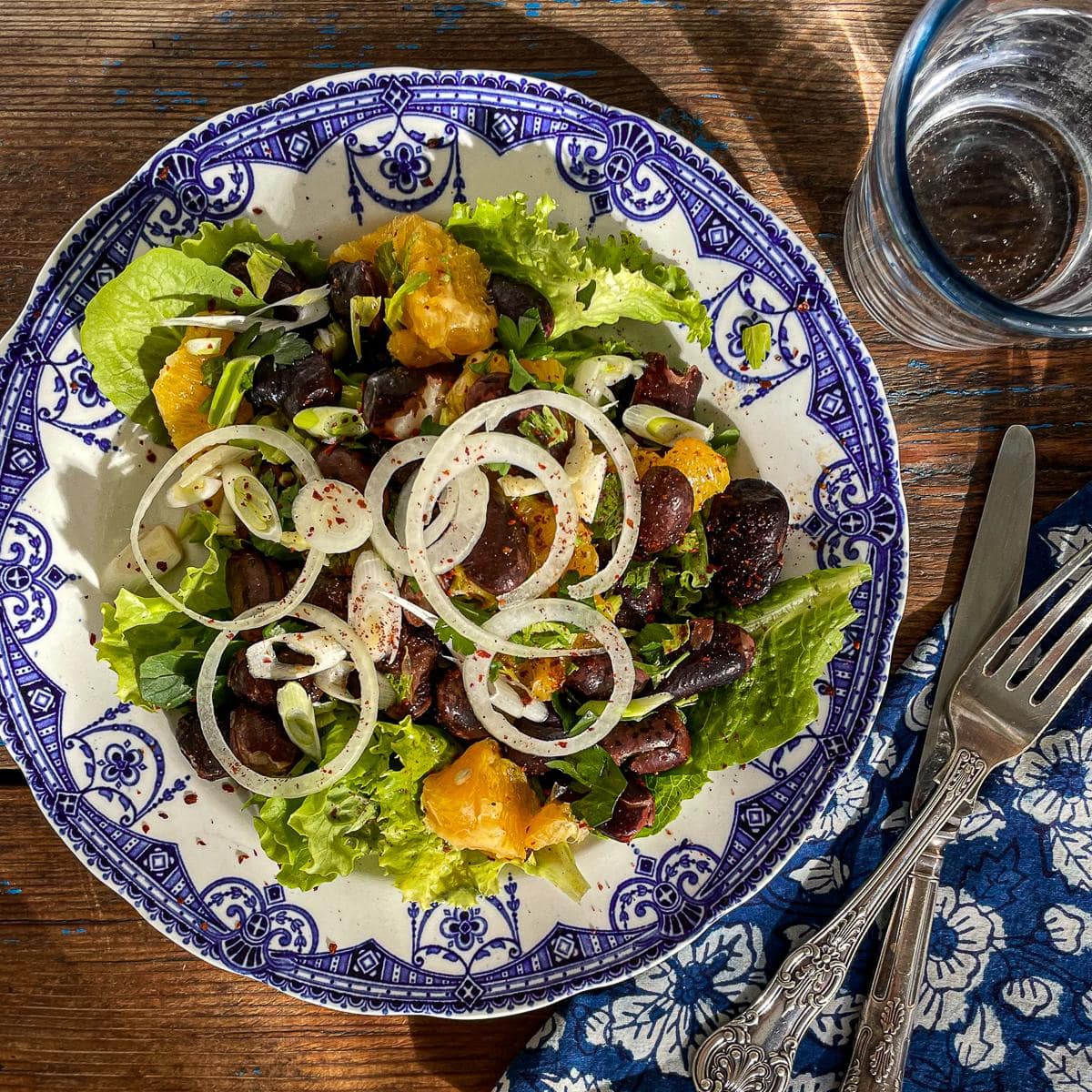 Gigantes Bean and Orange Salad The Wild Epicurean